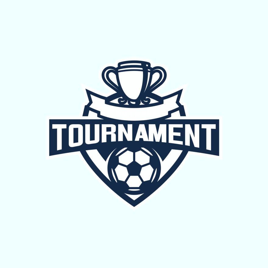 Tournament Football logo template 03 Thumbnail