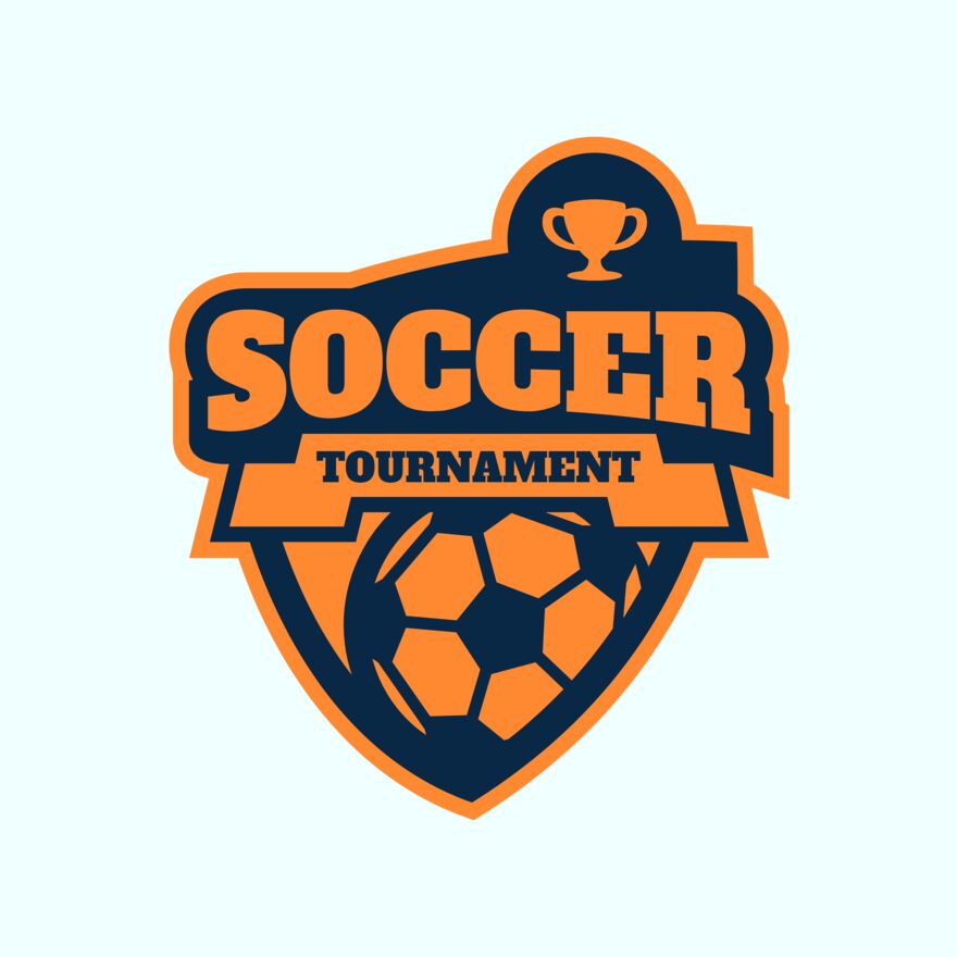 Soccer Tournament league logo template Thumbnail