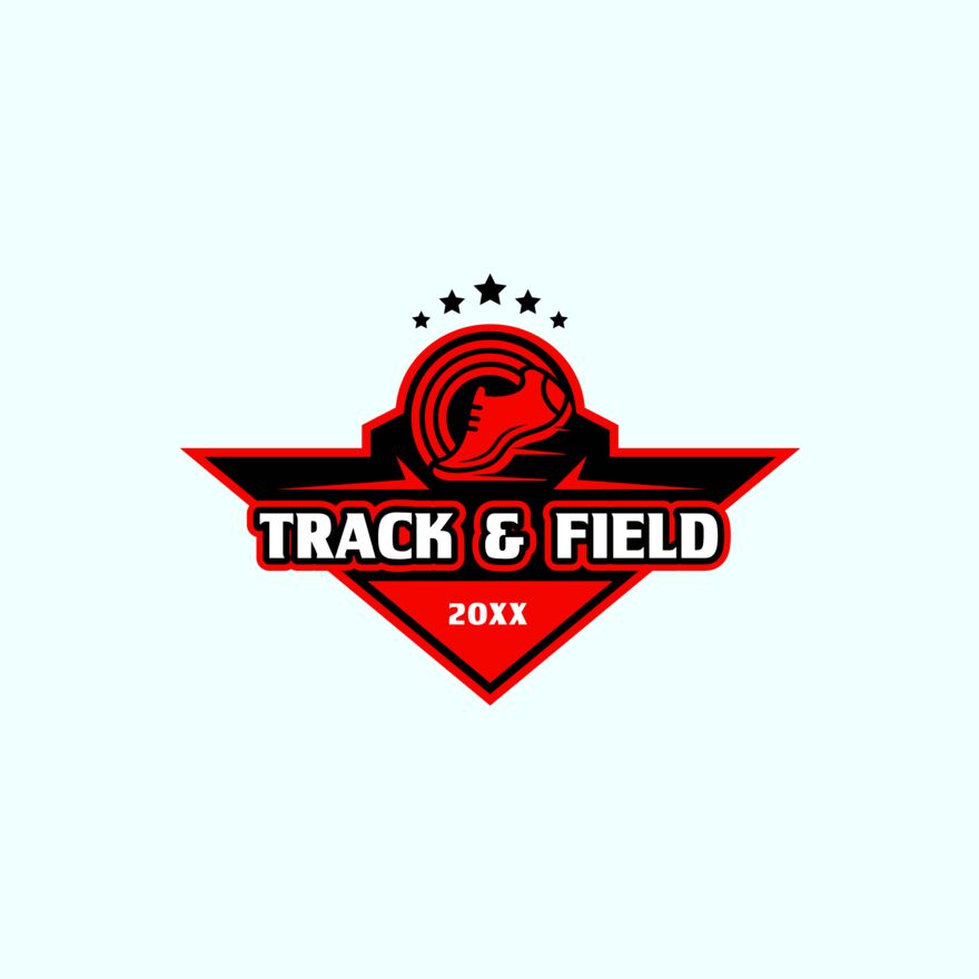 Track & Field Team Logo 07 Thumbnail