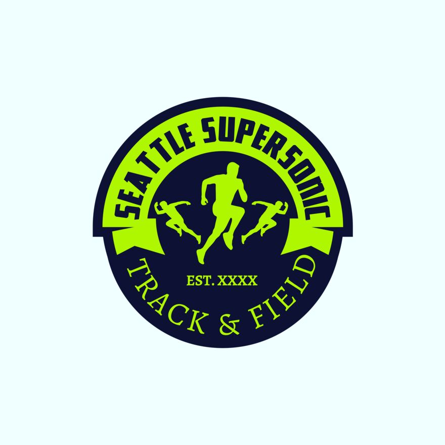 Track & Field Team Logo 10 Thumbnail