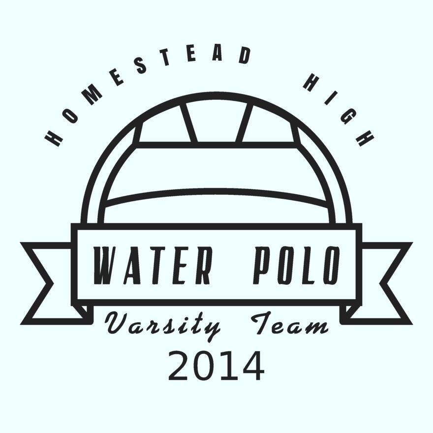 Water Polo Template DNT001 BW Thumbnail