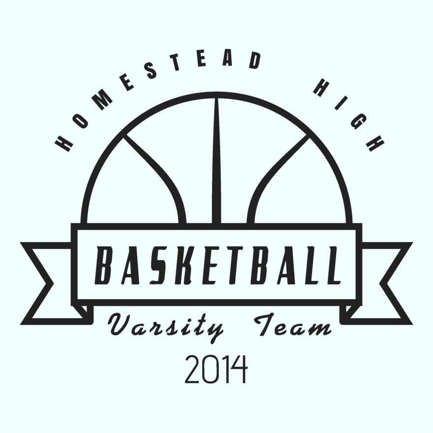 Basketball Template DNT001 BW Thumbnail