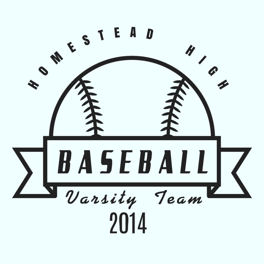 Baseball Template DNT001 BW Thumbnail