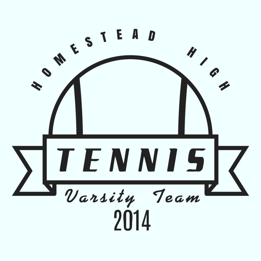 Tennis Template DNT001 BW Thumbnail