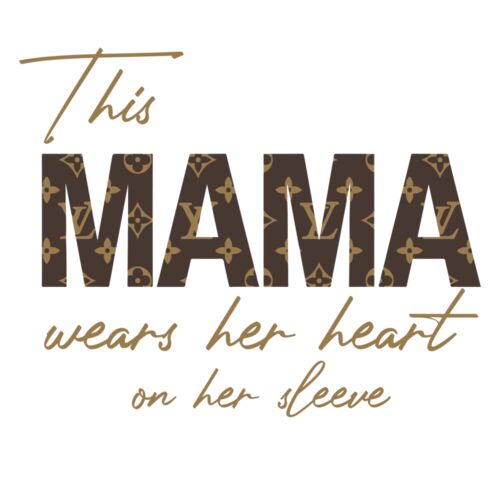 THIS MAMA WEARS HER HEART ON HER SLEEVE Thumbnail