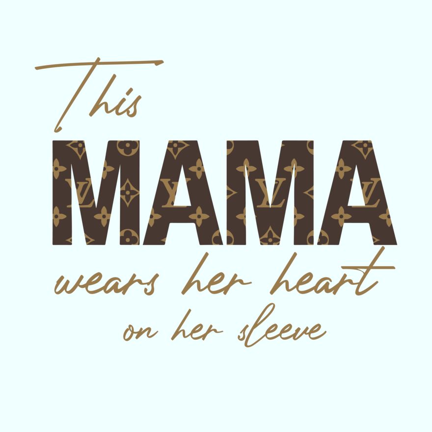THIS MAMA WEARS HER HEART ON HER SLEEVE Thumbnail