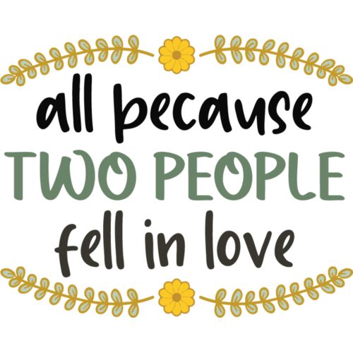 ALL BECAUSE TWO PEOPLE FELL IN LOVE Thumbnail