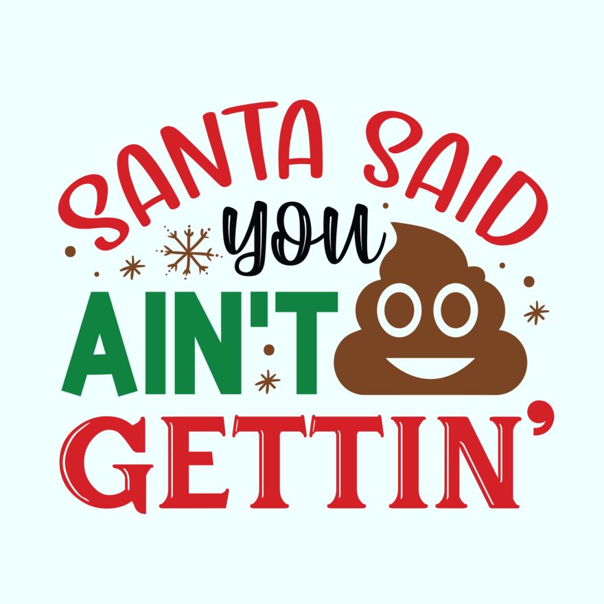 Santa said you aint getting shit Thumbnail