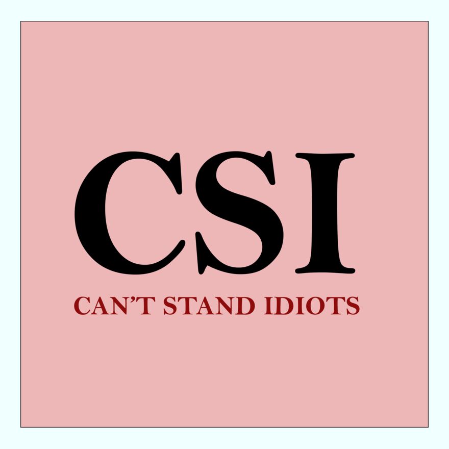 CAN'T STAND IDIOTS Thumbnail