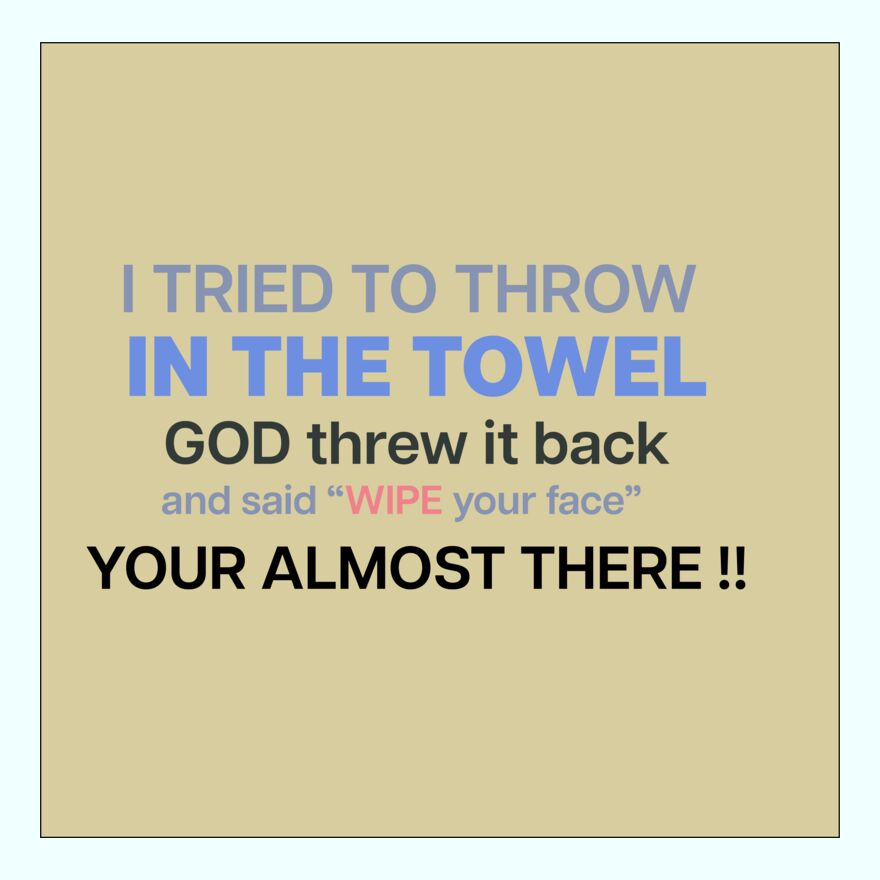 THROWING IN THE TOWEL Thumbnail
