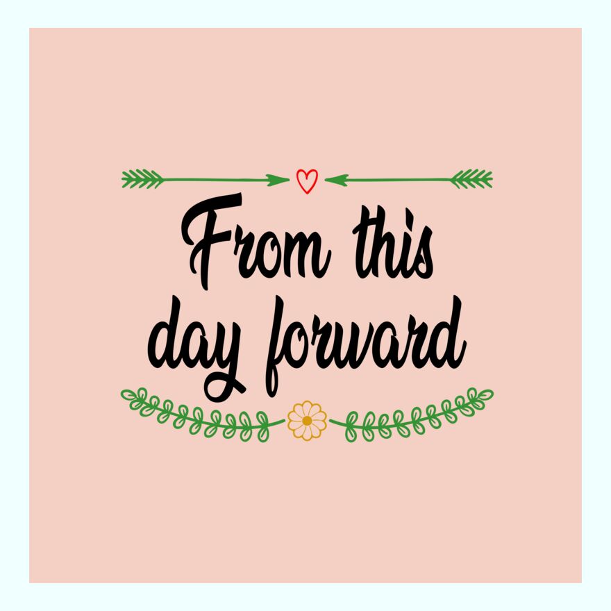 FROM THIS DAY FORWARD Thumbnail