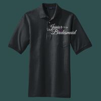 Heavyweight Cotton Pique Polo with Pocket Thumbnail