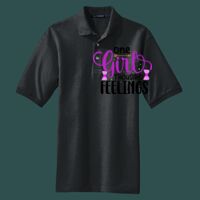 Heavyweight Cotton Pique Polo with Pocket Thumbnail
