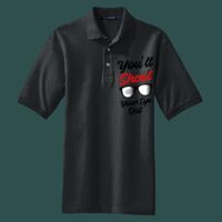 Heavyweight Cotton Pique Polo with Pocket Thumbnail
