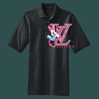 Heavyweight Cotton Pique Polo with Pocket Thumbnail