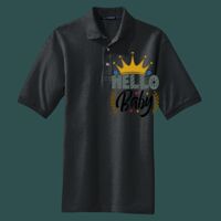 Heavyweight Cotton Pique Polo with Pocket Thumbnail