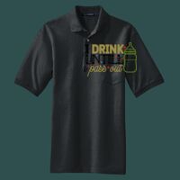Heavyweight Cotton Pique Polo with Pocket Thumbnail