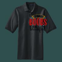 Heavyweight Cotton Pique Polo with Pocket Thumbnail