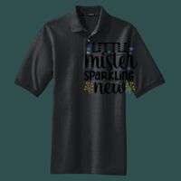 Heavyweight Cotton Pique Polo with Pocket Thumbnail