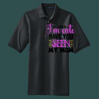 Heavyweight Cotton Pique Polo with Pocket Thumbnail