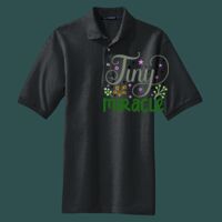 Heavyweight Cotton Pique Polo with Pocket Thumbnail