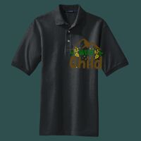 Heavyweight Cotton Pique Polo with Pocket Thumbnail
