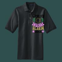Heavyweight Cotton Pique Polo with Pocket Thumbnail