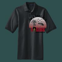 Heavyweight Cotton Pique Polo with Pocket Thumbnail