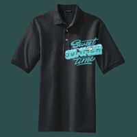 Heavyweight Cotton Pique Polo with Pocket Thumbnail