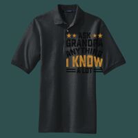 Heavyweight Cotton Pique Polo with Pocket Thumbnail