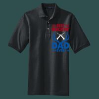 Heavyweight Cotton Pique Polo with Pocket Thumbnail