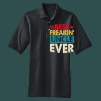 Heavyweight Cotton Pique Polo with Pocket Thumbnail