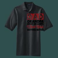 Heavyweight Cotton Pique Polo with Pocket Thumbnail