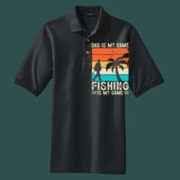 Heavyweight Cotton Pique Polo with Pocket Thumbnail