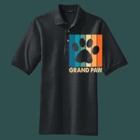 Heavyweight Cotton Pique Polo with Pocket Thumbnail
