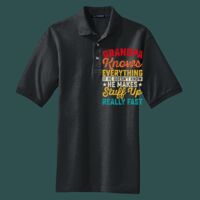 Heavyweight Cotton Pique Polo with Pocket Thumbnail