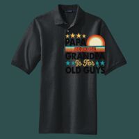 Heavyweight Cotton Pique Polo with Pocket Thumbnail