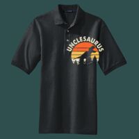 Heavyweight Cotton Pique Polo with Pocket Thumbnail