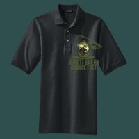 Heavyweight Cotton Pique Polo with Pocket Thumbnail