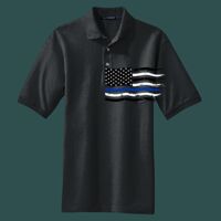 Heavyweight Cotton Pique Polo with Pocket Thumbnail
