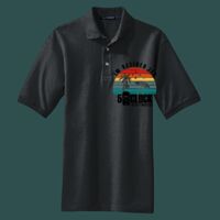 Heavyweight Cotton Pique Polo with Pocket Thumbnail