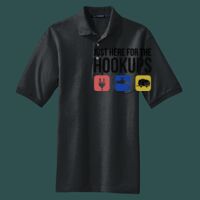 Heavyweight Cotton Pique Polo with Pocket Thumbnail