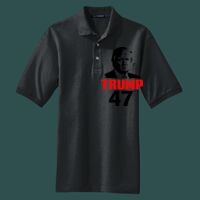 Heavyweight Cotton Pique Polo with Pocket Thumbnail