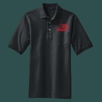 Heavyweight Cotton Pique Polo with Pocket Thumbnail
