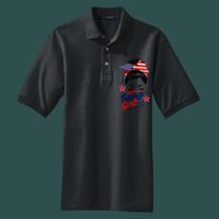 Heavyweight Cotton Pique Polo with Pocket Thumbnail