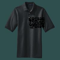 Heavyweight Cotton Pique Polo with Pocket Thumbnail