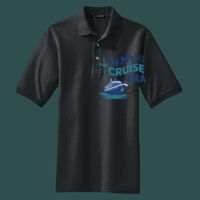 Heavyweight Cotton Pique Polo with Pocket Thumbnail