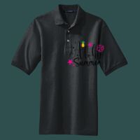 Heavyweight Cotton Pique Polo with Pocket Thumbnail