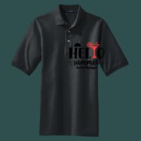 Heavyweight Cotton Pique Polo with Pocket Thumbnail
