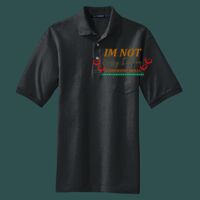 Heavyweight Cotton Pique Polo with Pocket Thumbnail
